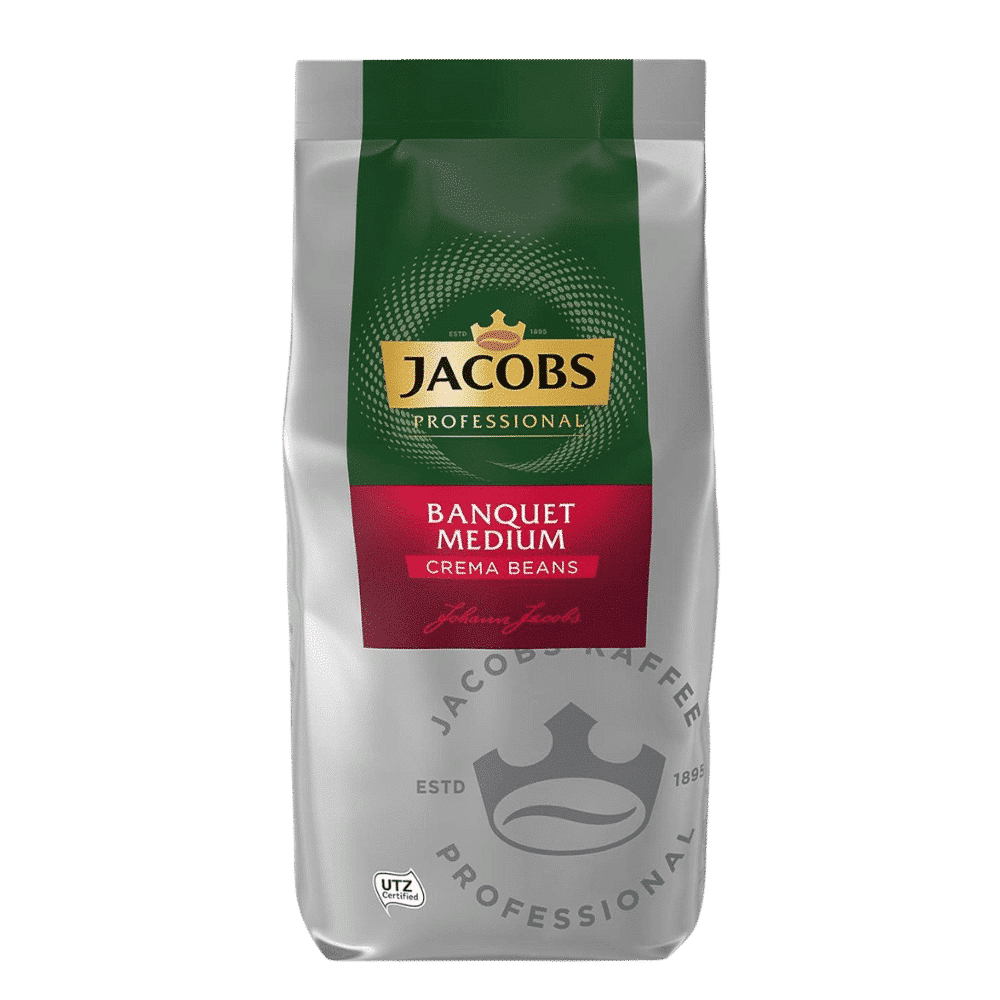 1 ק"ג פולי קפה גייקובס -JACOBS BANQUET MEDIUM CREMA