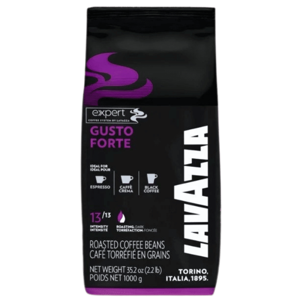 1 ק"ג פולי קפה לוואצה גוסטו פורטה - Lavazza coffee beans gusto forte חוזק 13/13