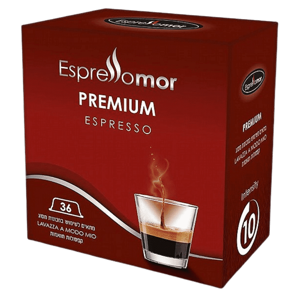 36 קפסולות אספרסומור מודו מיהו פרימיום Premium