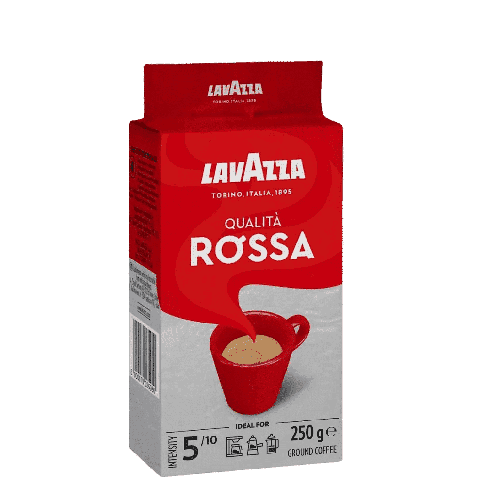 קפה טחון 250 גרם LAVAZZA ROSSA