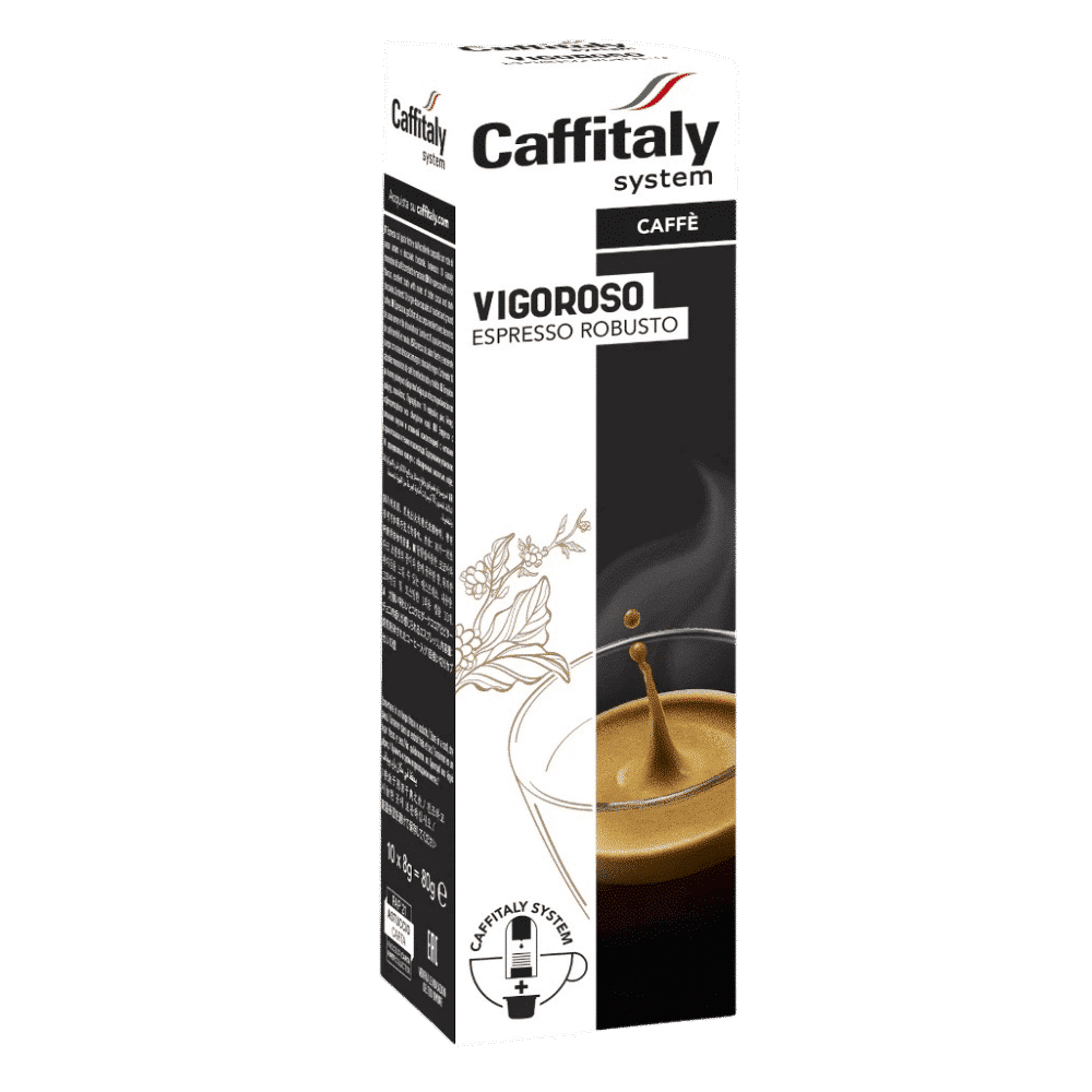 10 קפסולות קאפיטלי ויגורוסו - CAFFITALY SYSTEM VIGOROSO