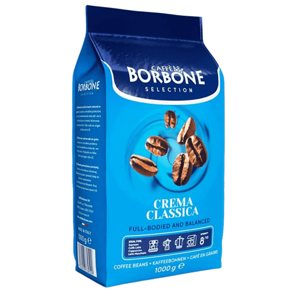 1 ק"ג פולי קפה Caffe Borbone Crema Classica חוזק 8