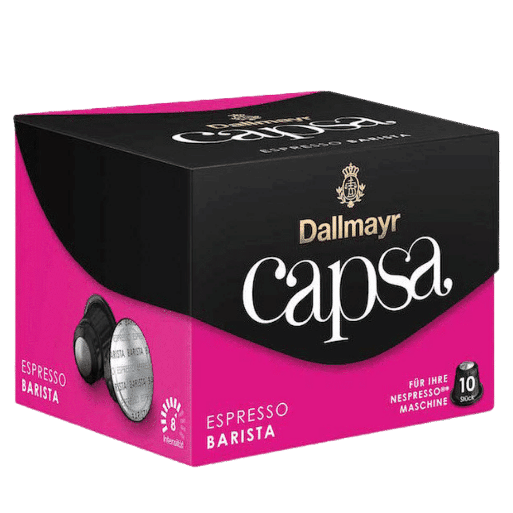 10 קפסולות דלימאר - DALLMAYR CAPSA BARISTA חוזק 8