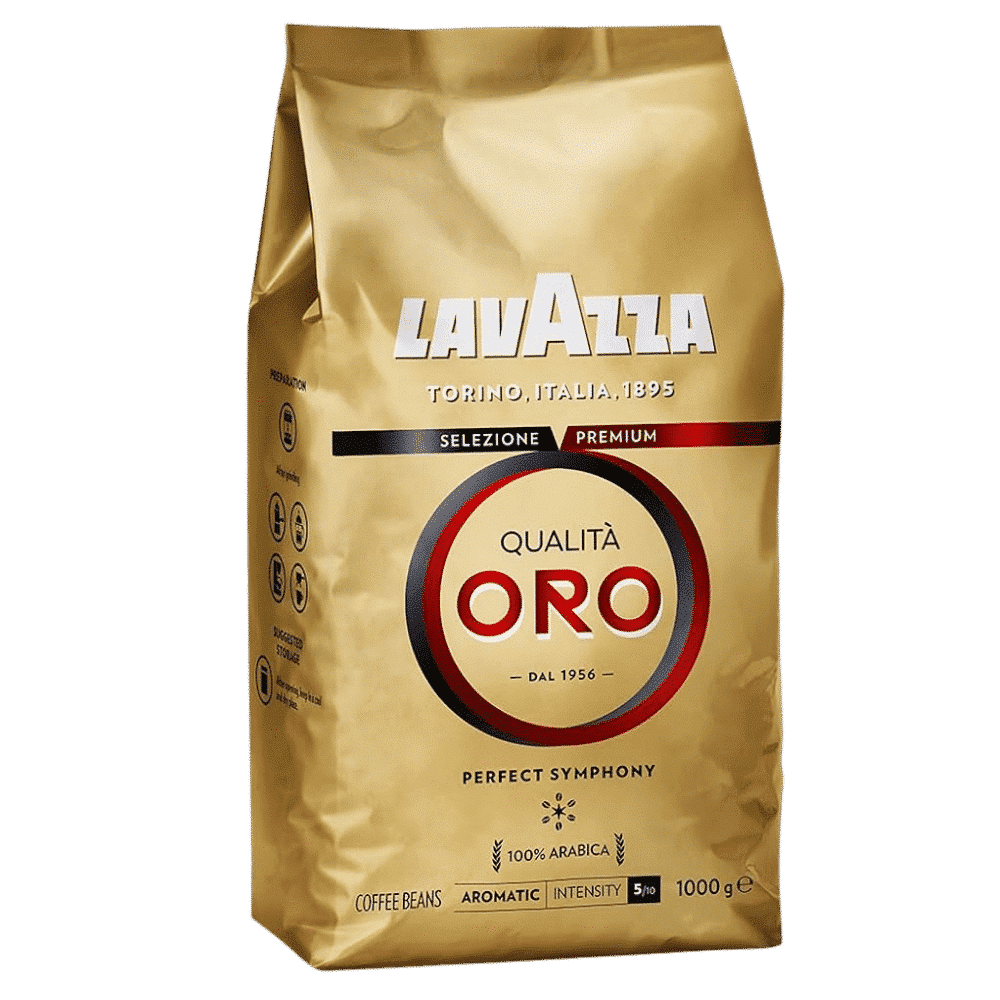 1 ק״ג פולי קפה לוואצה אורו גולד - Lavazza Qualita Oro GOLD חוזק 5/10