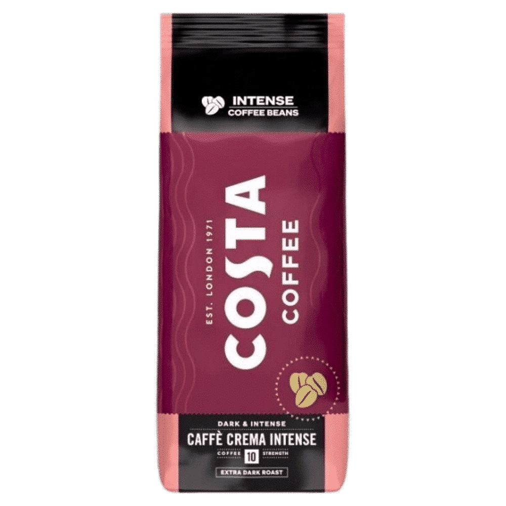 1 ק"ג פולי קפה קוסטה - COSTA CREMA INTENSE חוזק 10