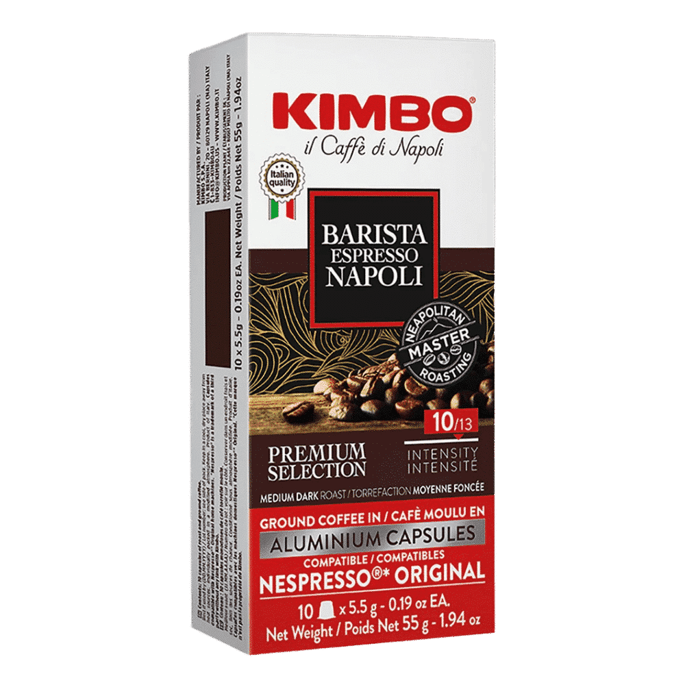 10 קפסולות קימבו נאפולי נספרסו - KIMBO NAPOLI