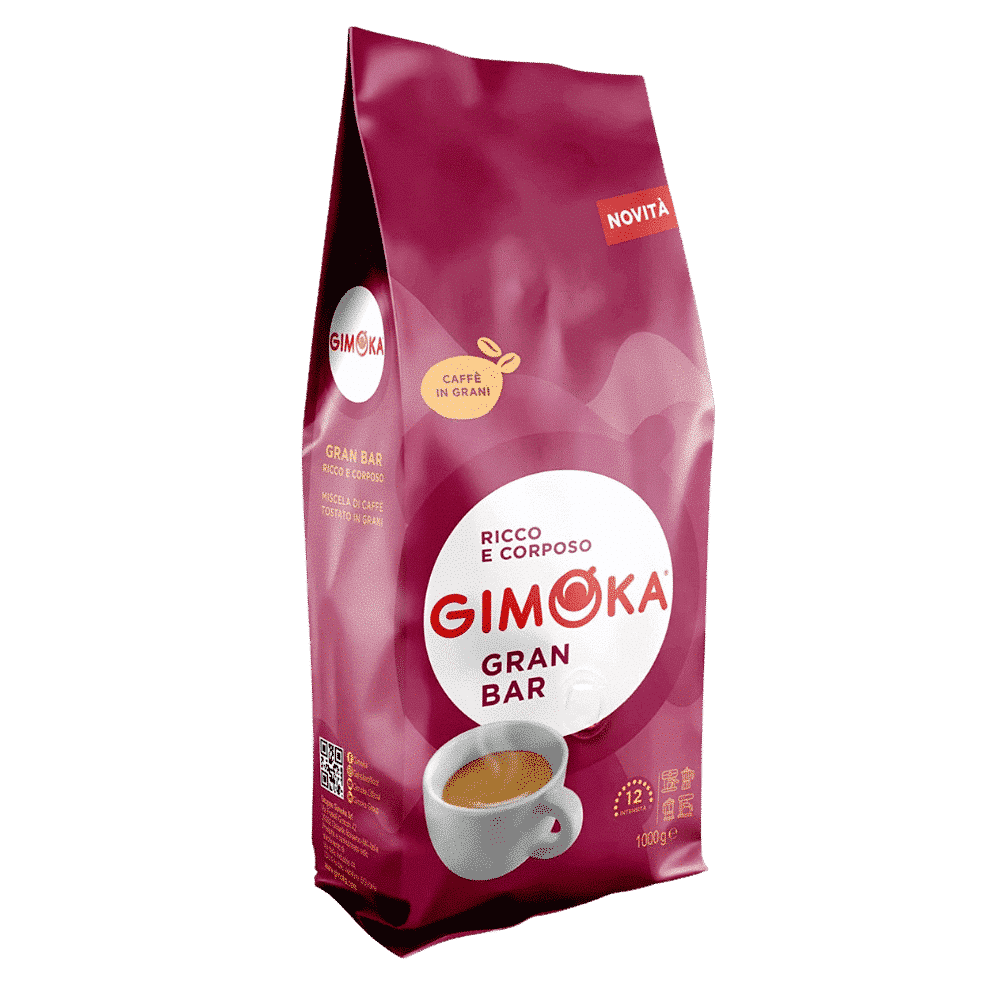 1 ק"ג פולי קפה גימוקה גראן בר - Gimoka Gran Bar