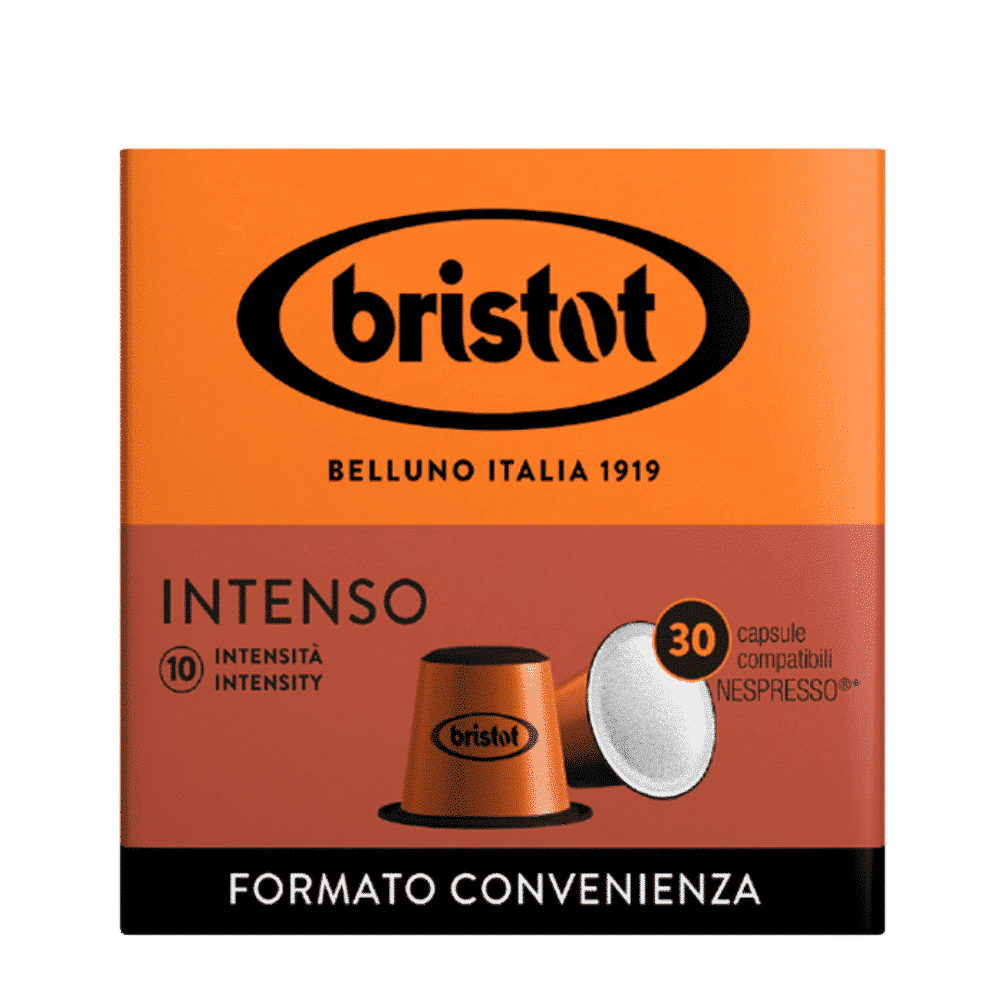 30 קפסולות בריסטוט אינטנסו נספרסו - BRISTOT INTENSO