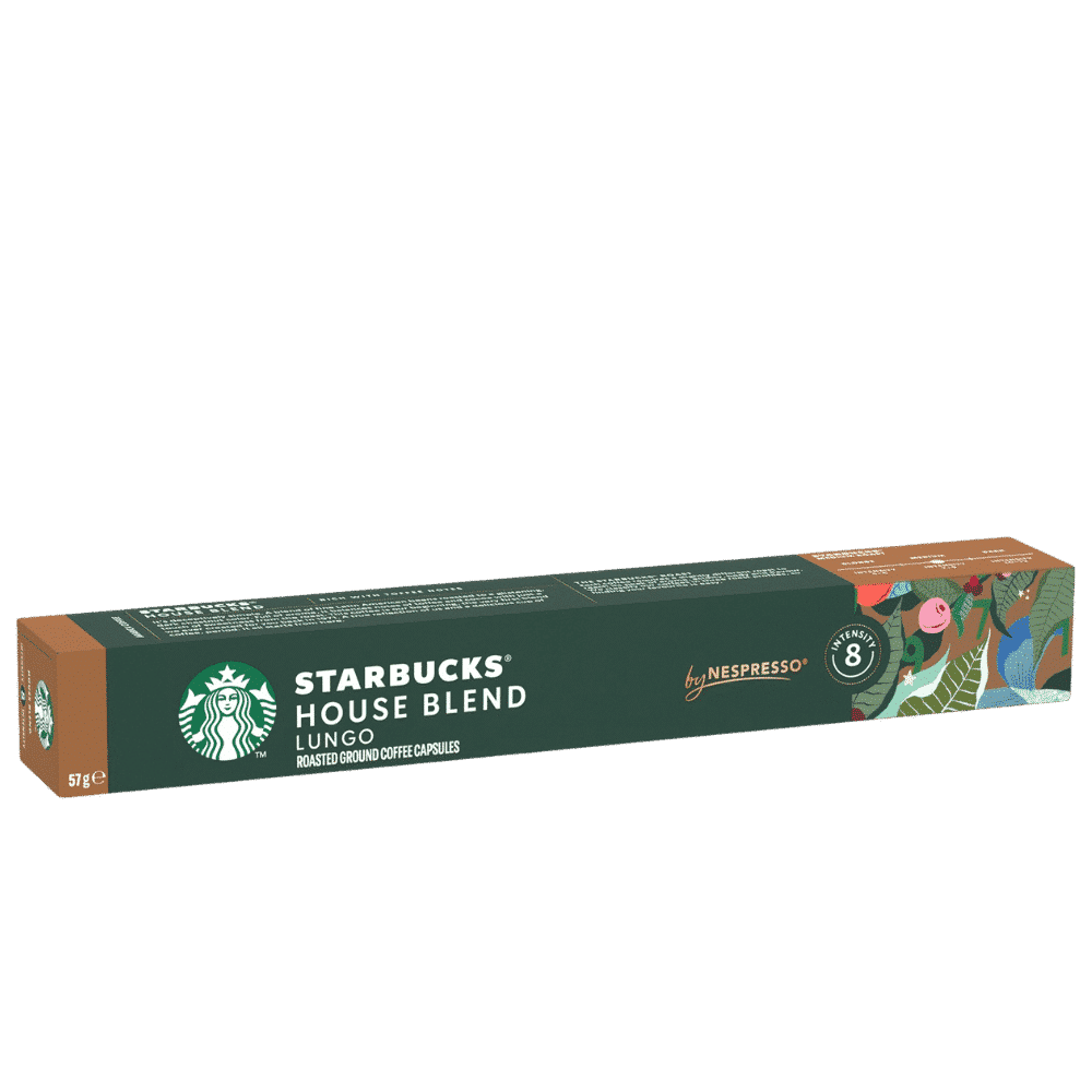 10 קפסולות סטארבקס האוס בלנד - STARBUCKS HOUSE BLEND חוזק 8