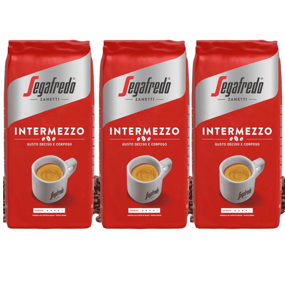 3 ק״ג פולי קפה סגפרדו אינטרמצו - Segafredo Intermezzo Segafredo חוזק 8