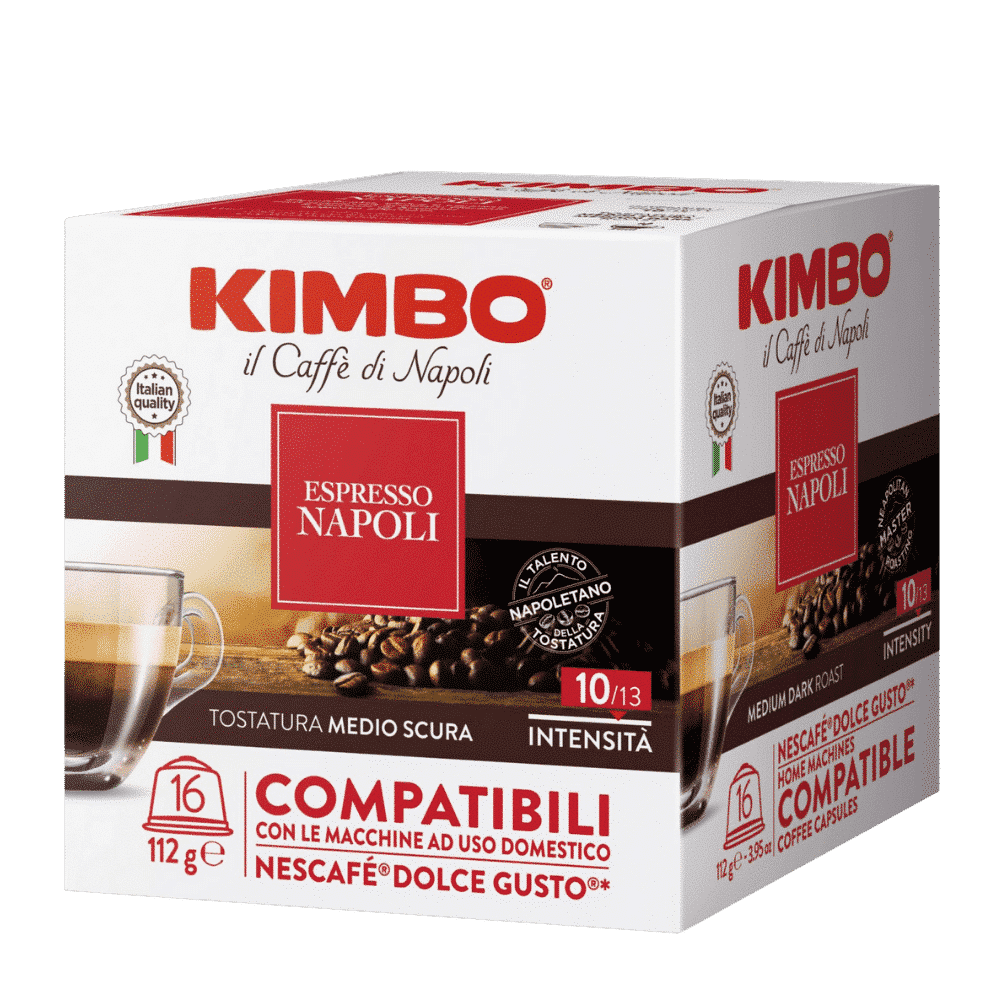 16 קפסולות קימבו נאפולי דולצה גוסטו-KIMBO NAPOLI חוזק 10