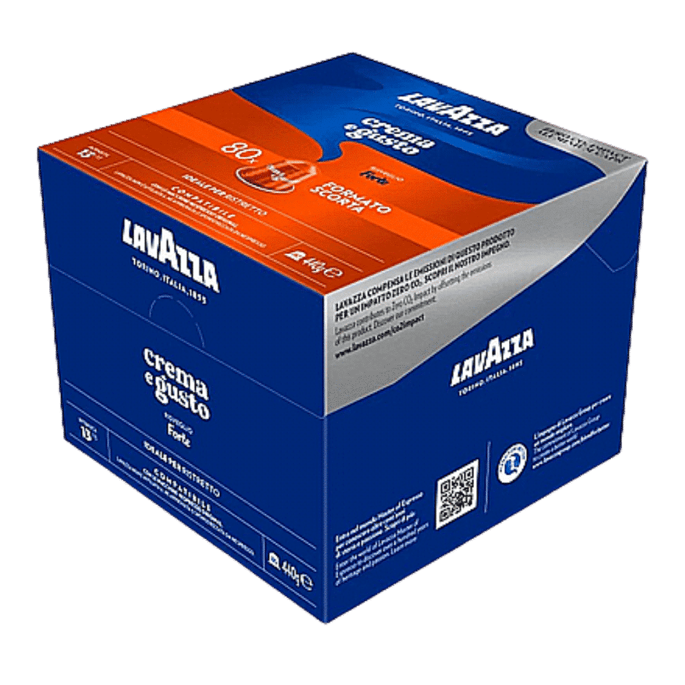 80 קפסולות לוואצה פורטה נספרסו -LAVAZZA FORTE חוזק 13/13