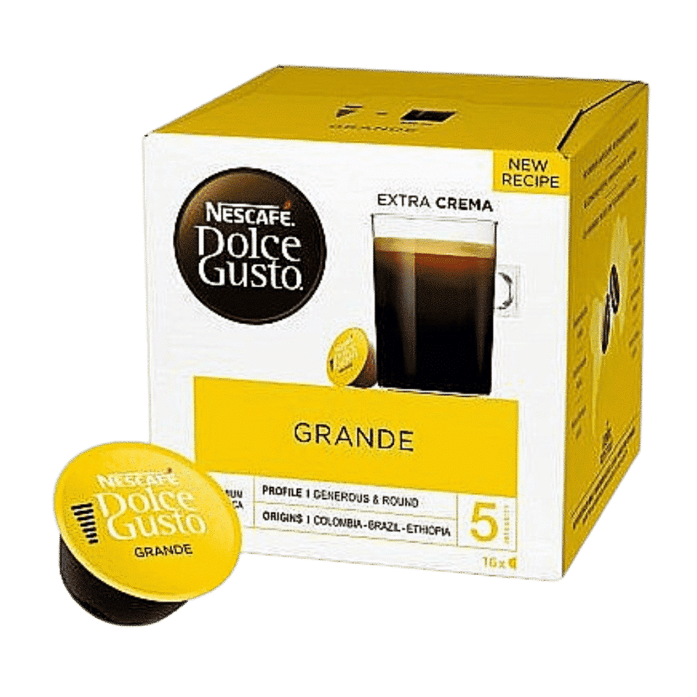 16 קפסולות נס קפה DOLCE GUSTO GRANDE