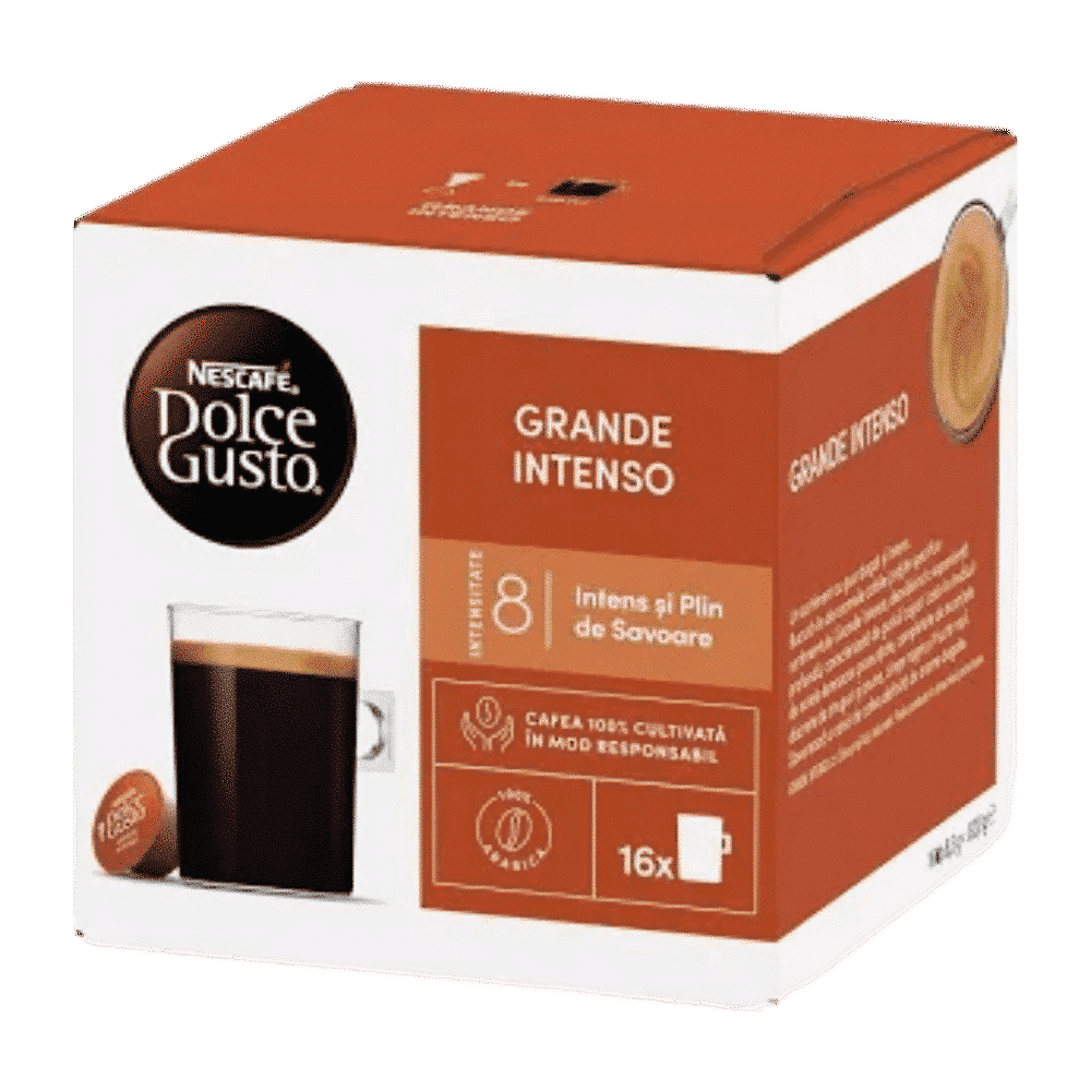 16 קפסולות נס קפה  DOLCE GUSTO GRANDE INTENSO