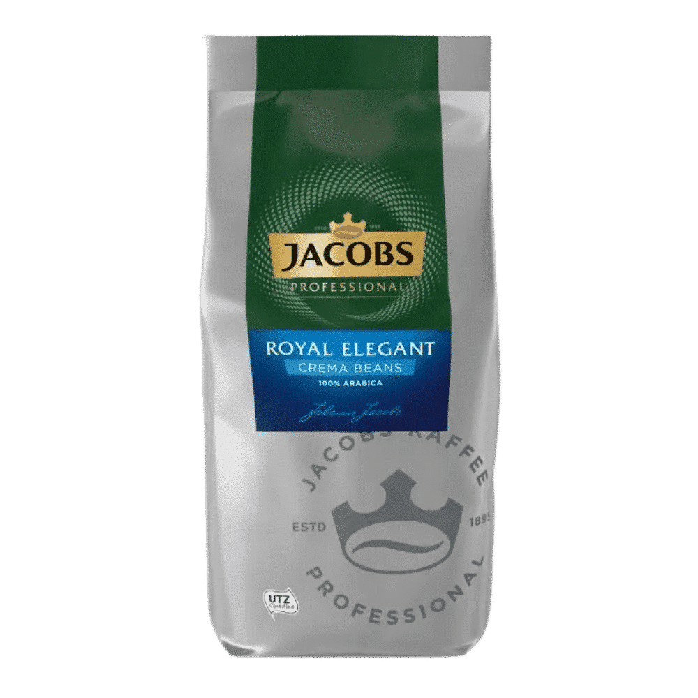 1 ק"ג פולי קפה גייקובס רויאל אלגנט 100% ערביקה חוזק 3/5