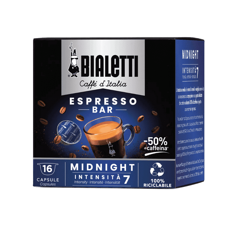 16 קפסולות ביאלטי מידנייט לורנזו -BIALETTI MIDNIGHT חוזק 7