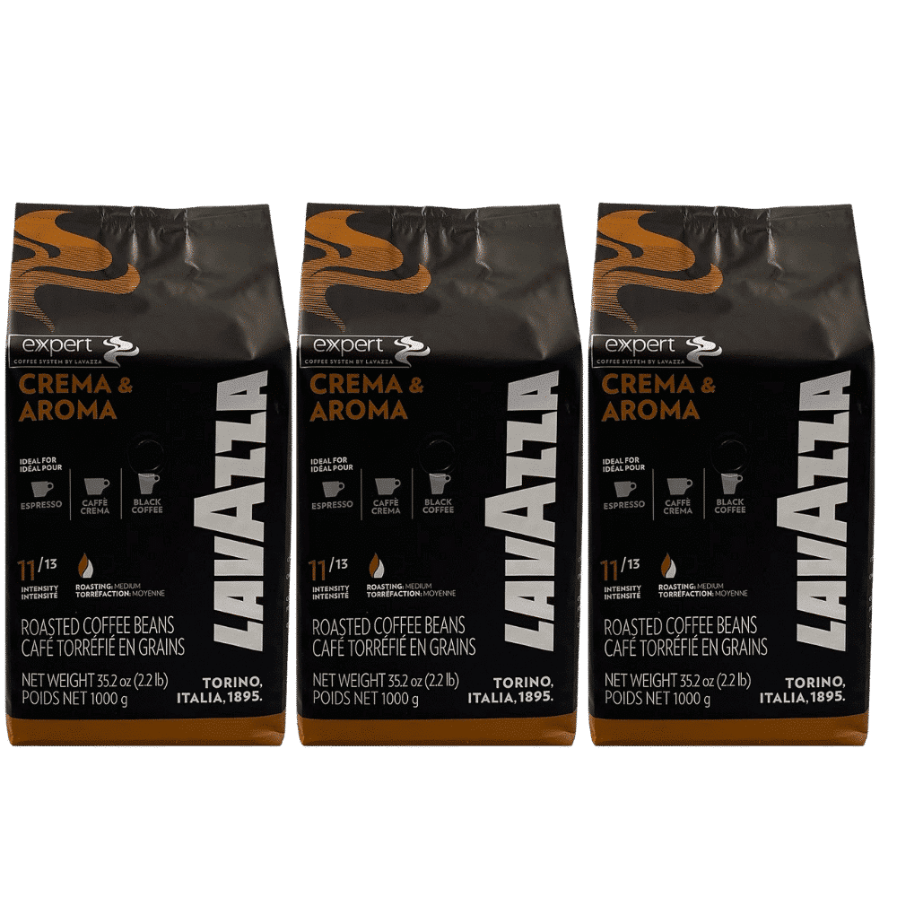 3 ק"ג פולי קפה לוואצה קרמה ארומה -LAVAZZA CREMA AROMA חוזק 11/13