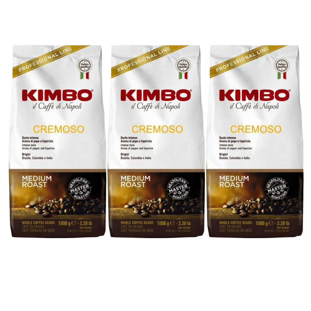 3 ק"ג פולי קפה קימבו קרמוסו -KIMBO CREMOSO חוזק 10/13