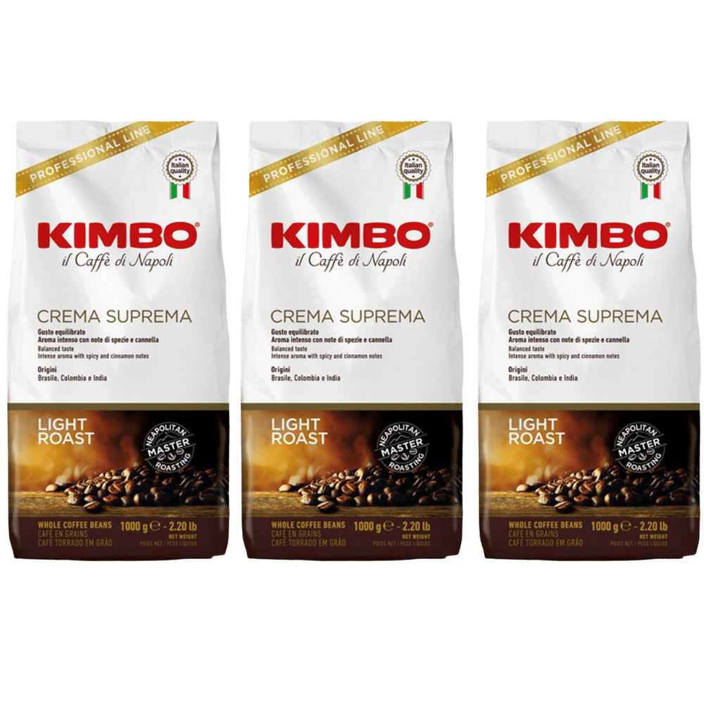 3 ק"ג פולי קפה קימבו קרמה סופרמה -KIMBO CREMA SUPERMA חוזק 5/13