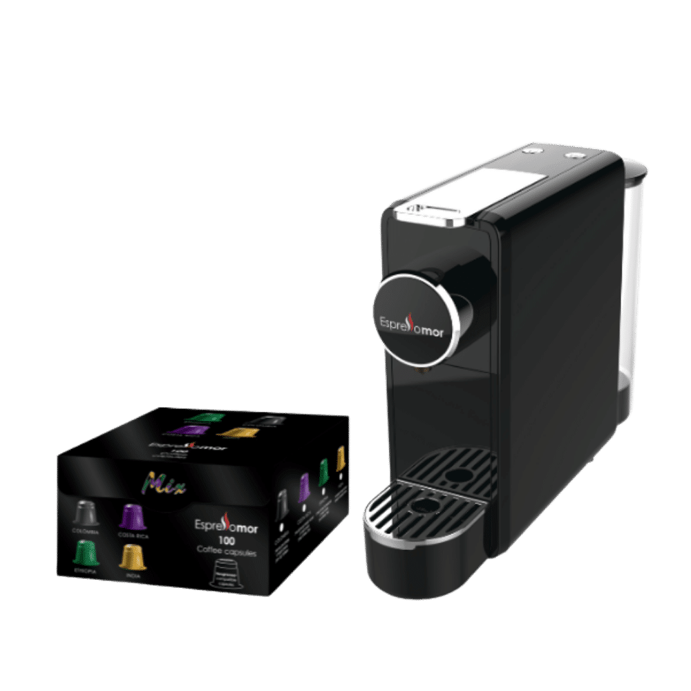 מכונת Cuppa - לקפסולות NESPRESSO ו-100 קפסולות קפה במתנה