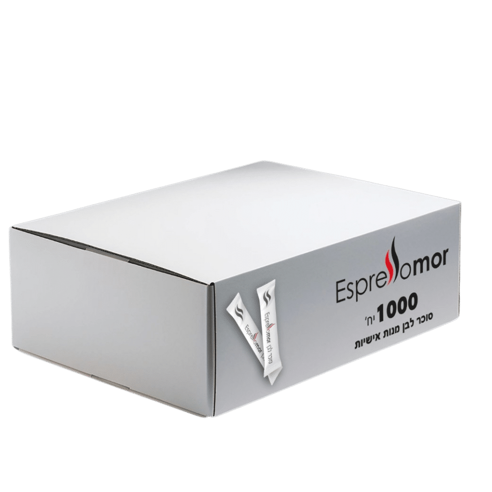 מקלוני סוכר לבן – 1,000 יחידות