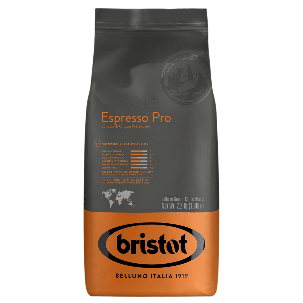 1 ק"ג בריסטוט אספרסו פרו - BRISTOT ESPRESSO PRO VEDING חוזק 8